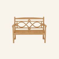 Chelsea bench, solid teak outdoor garden bench by HiTeak