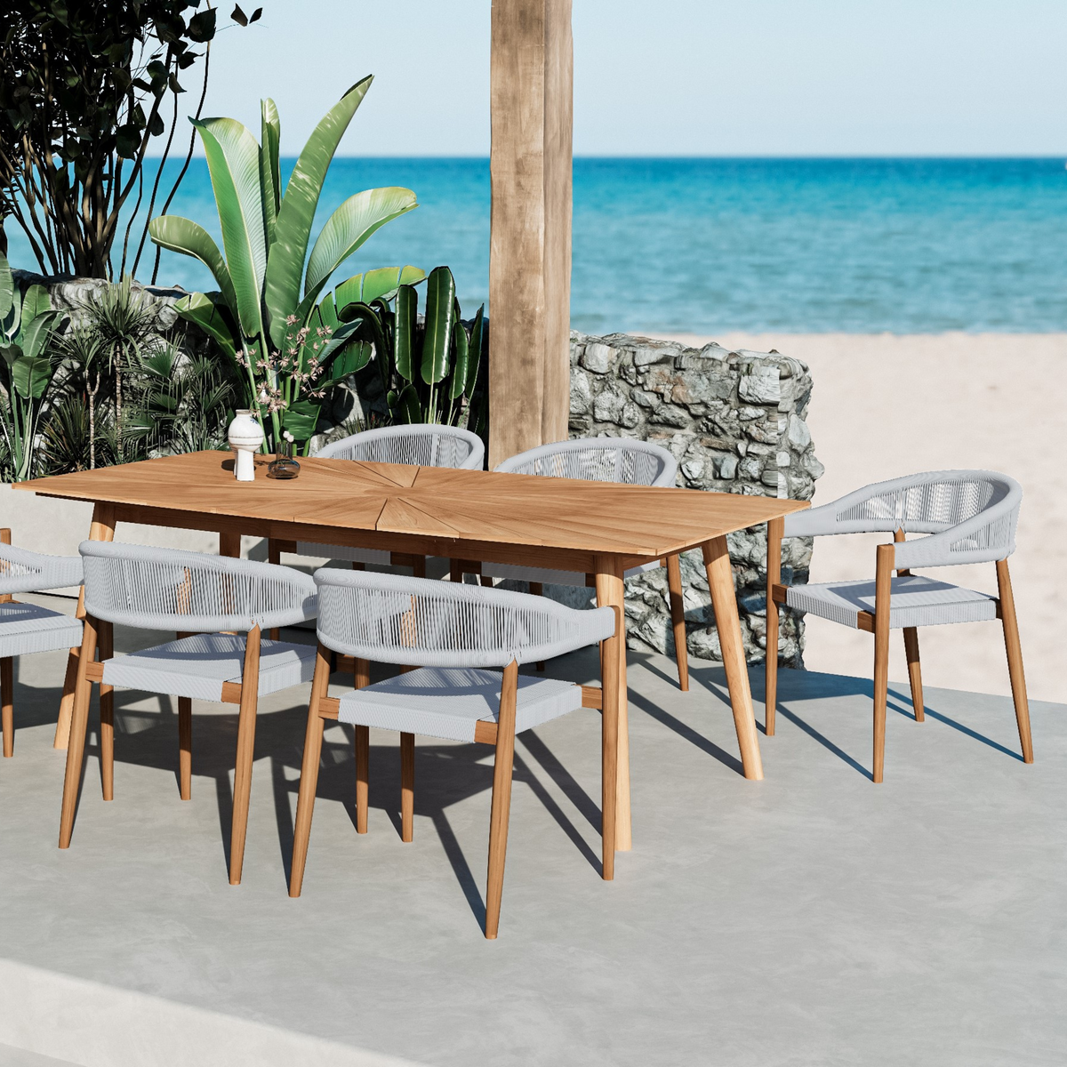 KLINT ROPE STACKING ARMCHAIR