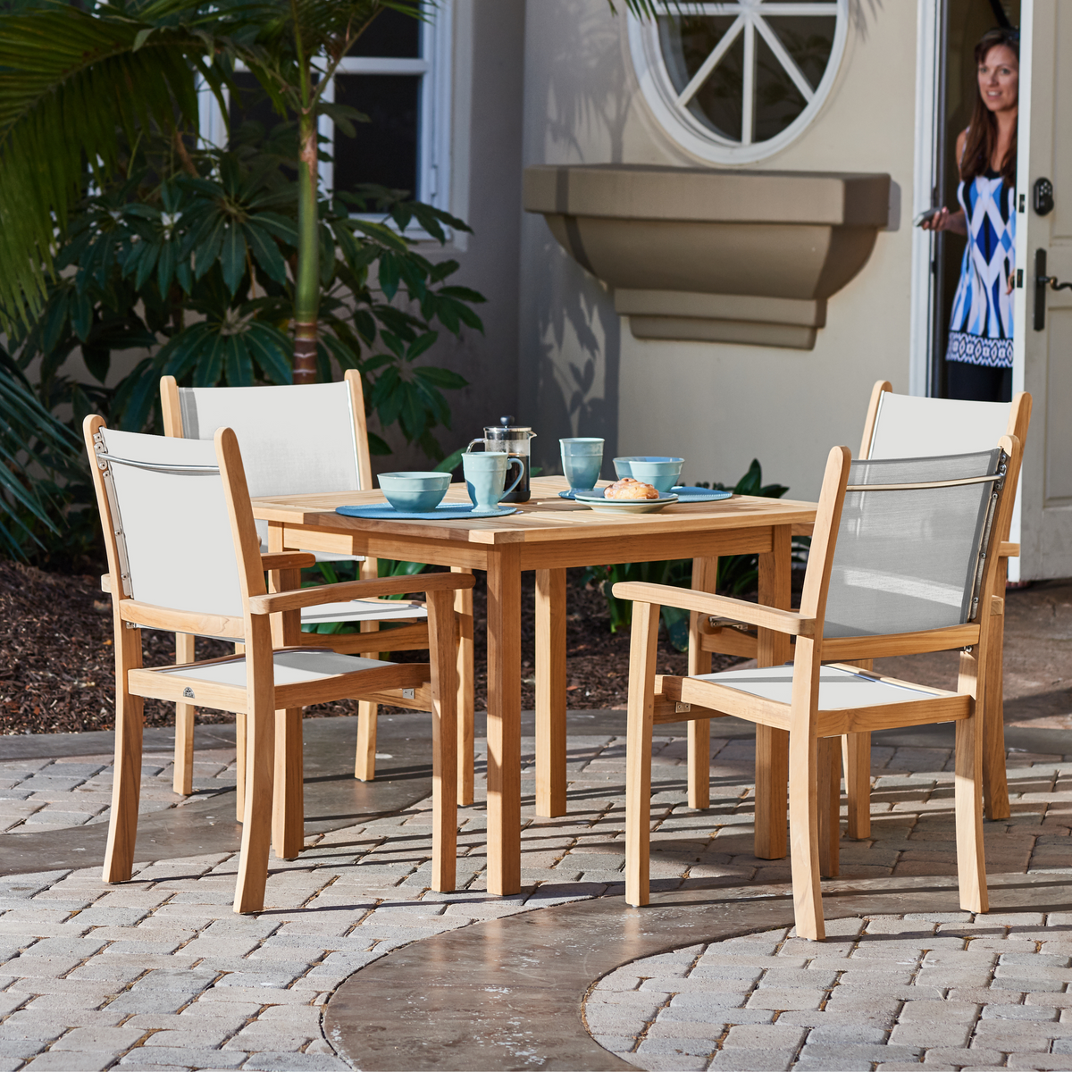 PEARL STACKING ARMCHAIR