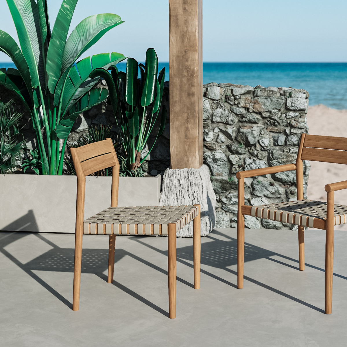 SIENA STACKING SIDE CHAIR