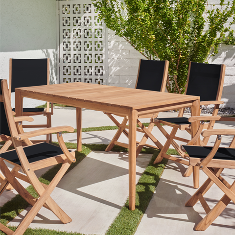 DEL RAY RECTANGULAR DINING SET [HLS-DRR]