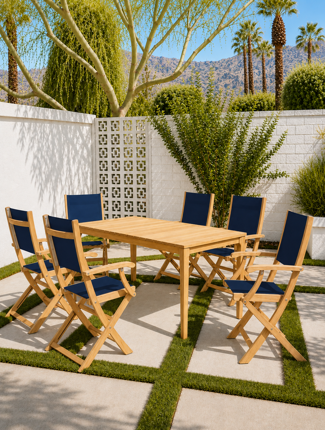 DEL RAY RECTANGULAR DINING SET