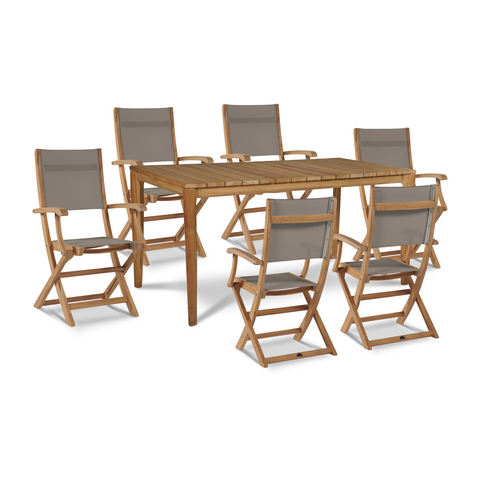 DEL RAY RECTANGULAR DINING SET [HLS-DRR]