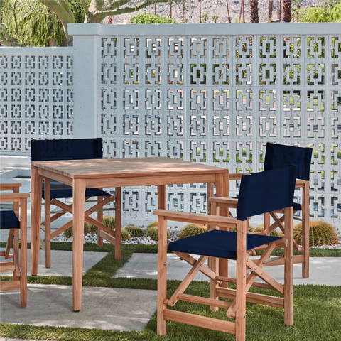 DEL RAY SQUARE DINING SET [HLS-DRS]