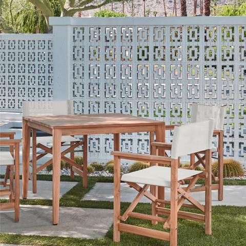 DEL RAY SQUARE DINING SET [HLS-DRS]