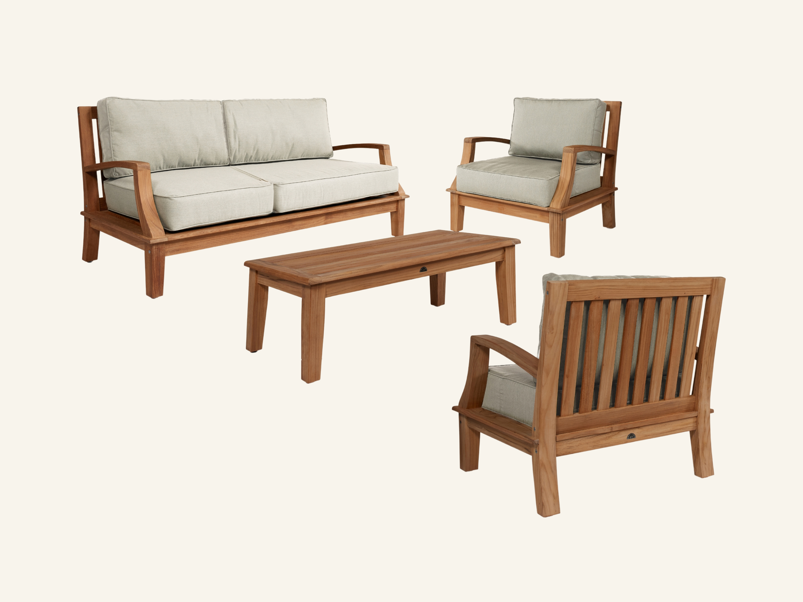 HiTeak Furniture Grande Seating Set