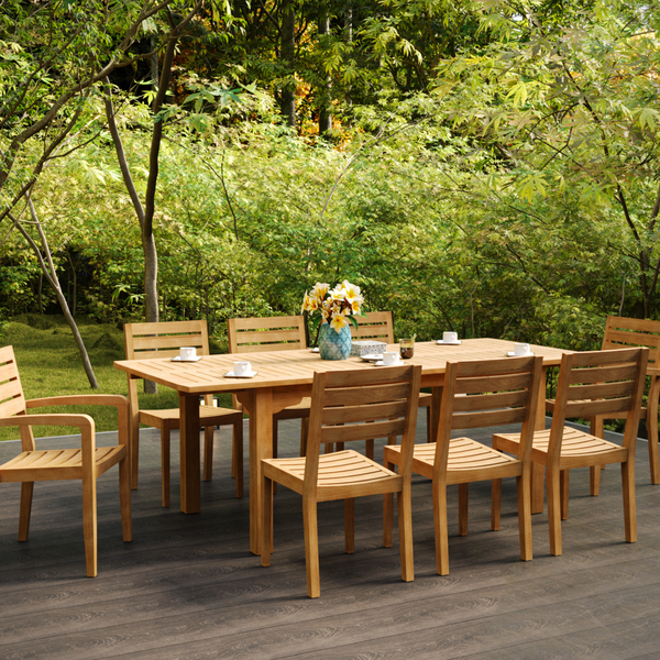 MANORHOUSE 9-PIECE RECTANGULAR DINING SET