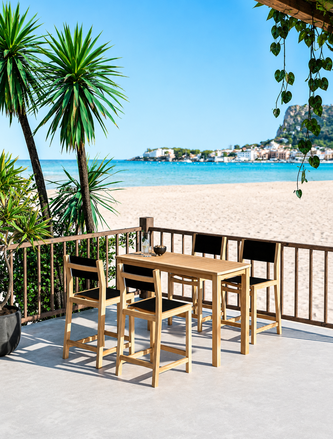 PEARL 5-PIECE COUNTER HEIGHT DINING SET