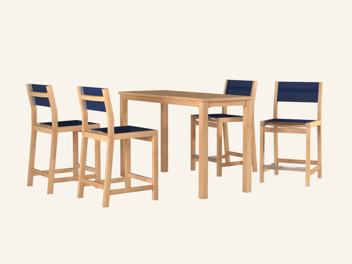 PEARL 5-PIECE COUNTER HEIGHT DINING SET
