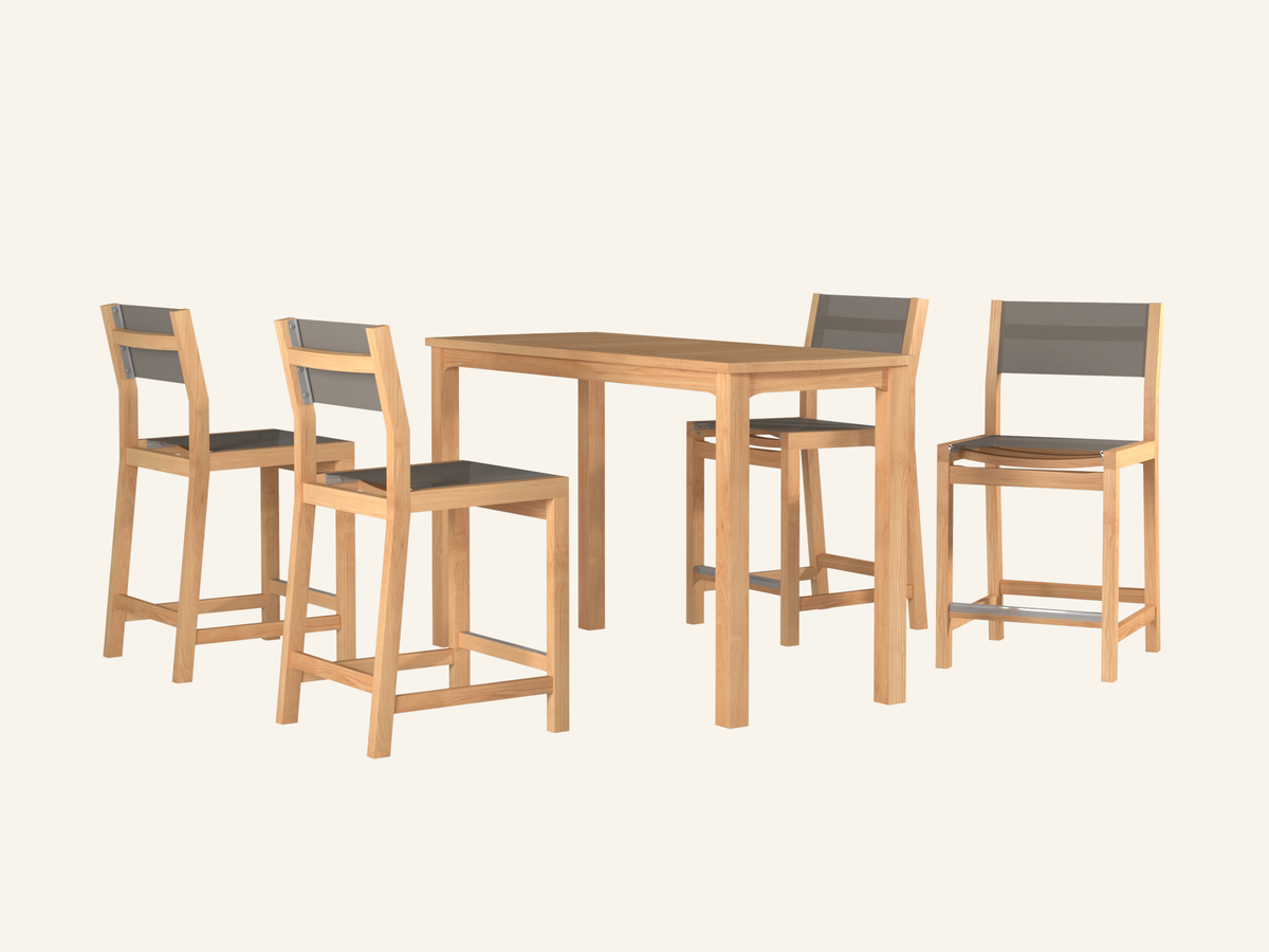 PEARL 5-PIECE COUNTER HEIGHT DINING SET