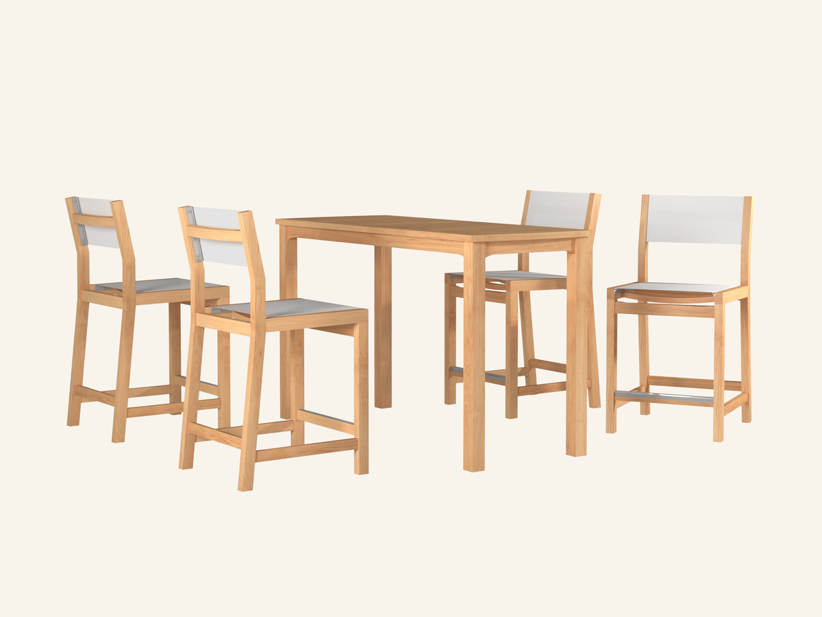 PEARL 5-PIECE COUNTER HEIGHT DINING SET