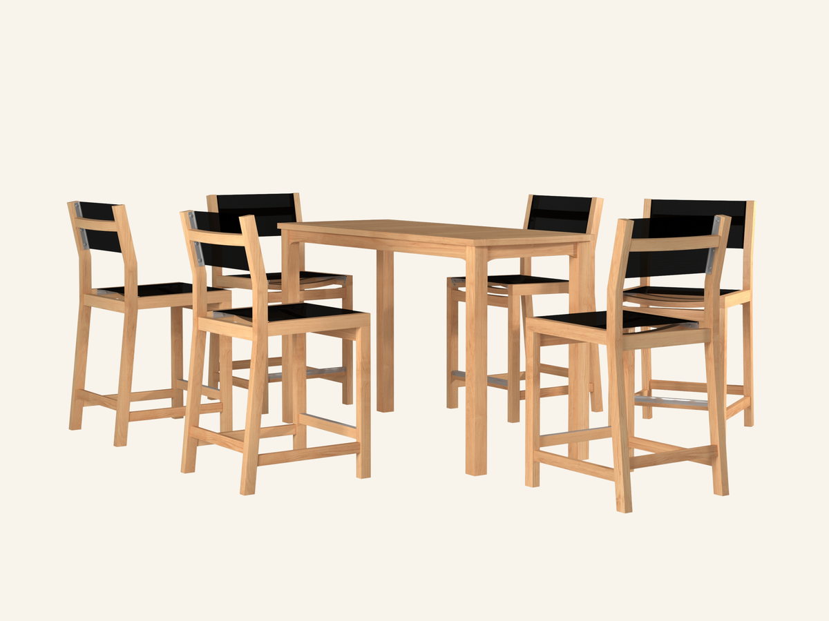 PEARL 7-PIECE COUNTER HEIGHT DINING SET