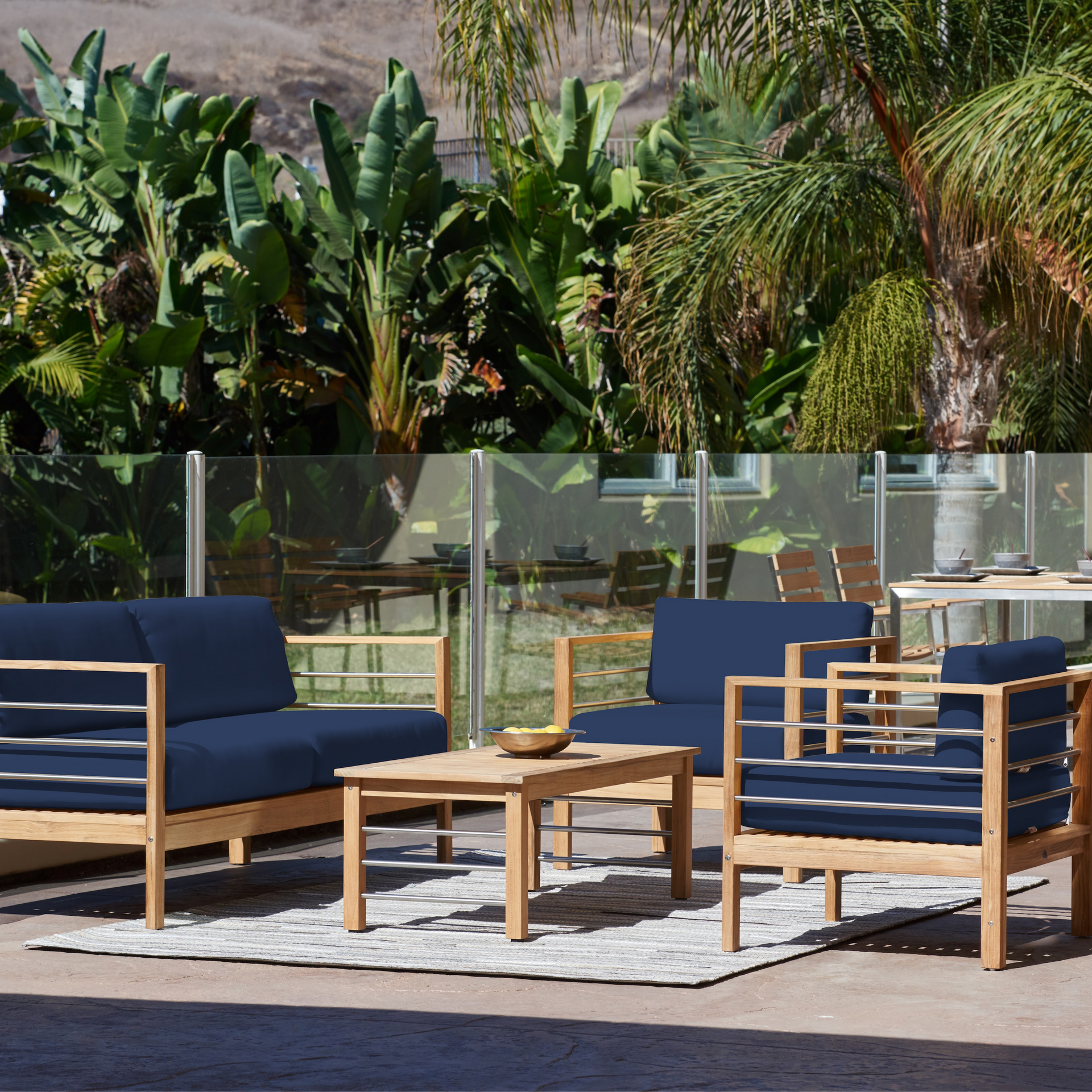 SOHO DEEP SEATING SET – HiTeak Furniture