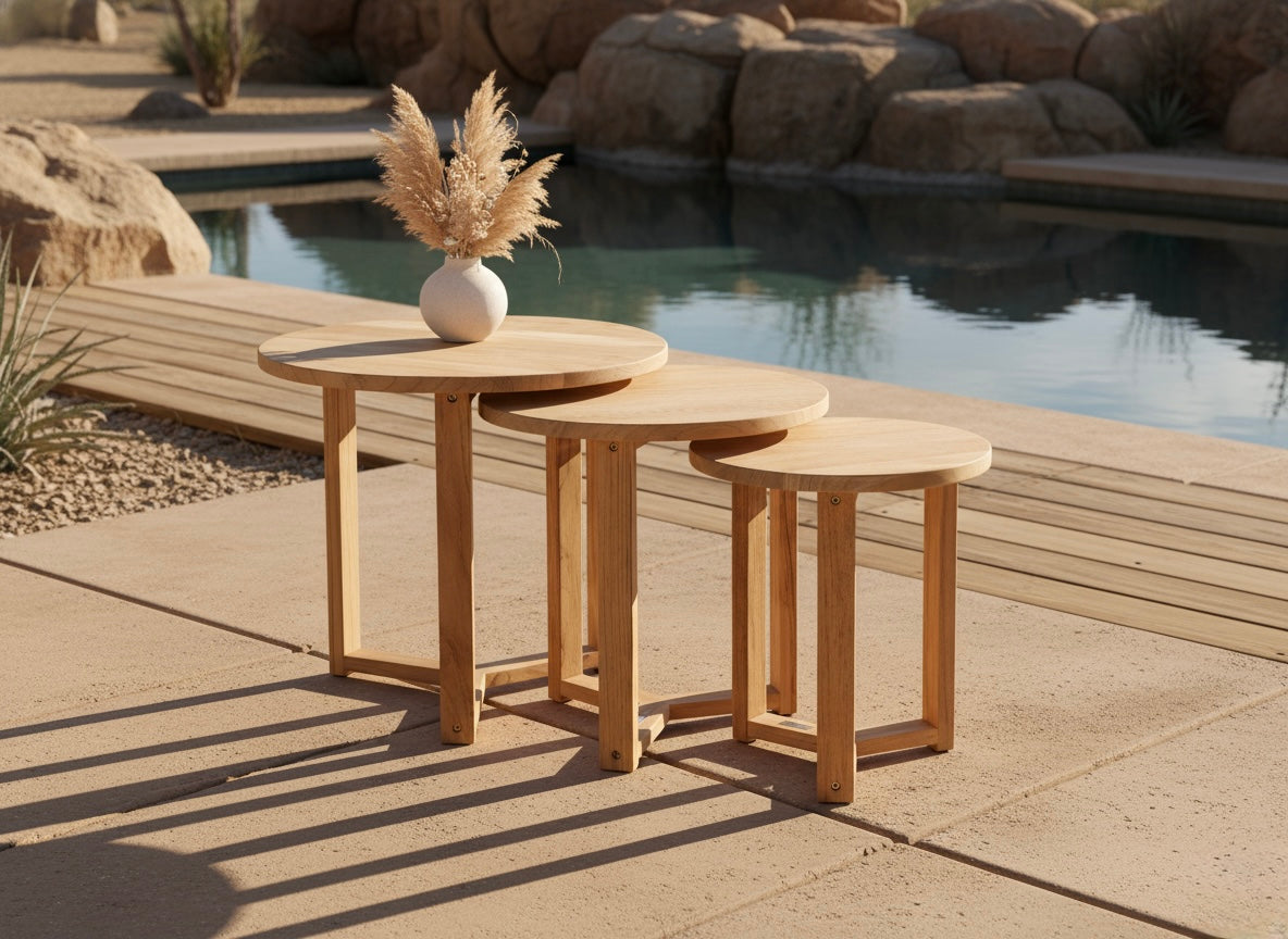 SMALL NESTING SIDE TABLE