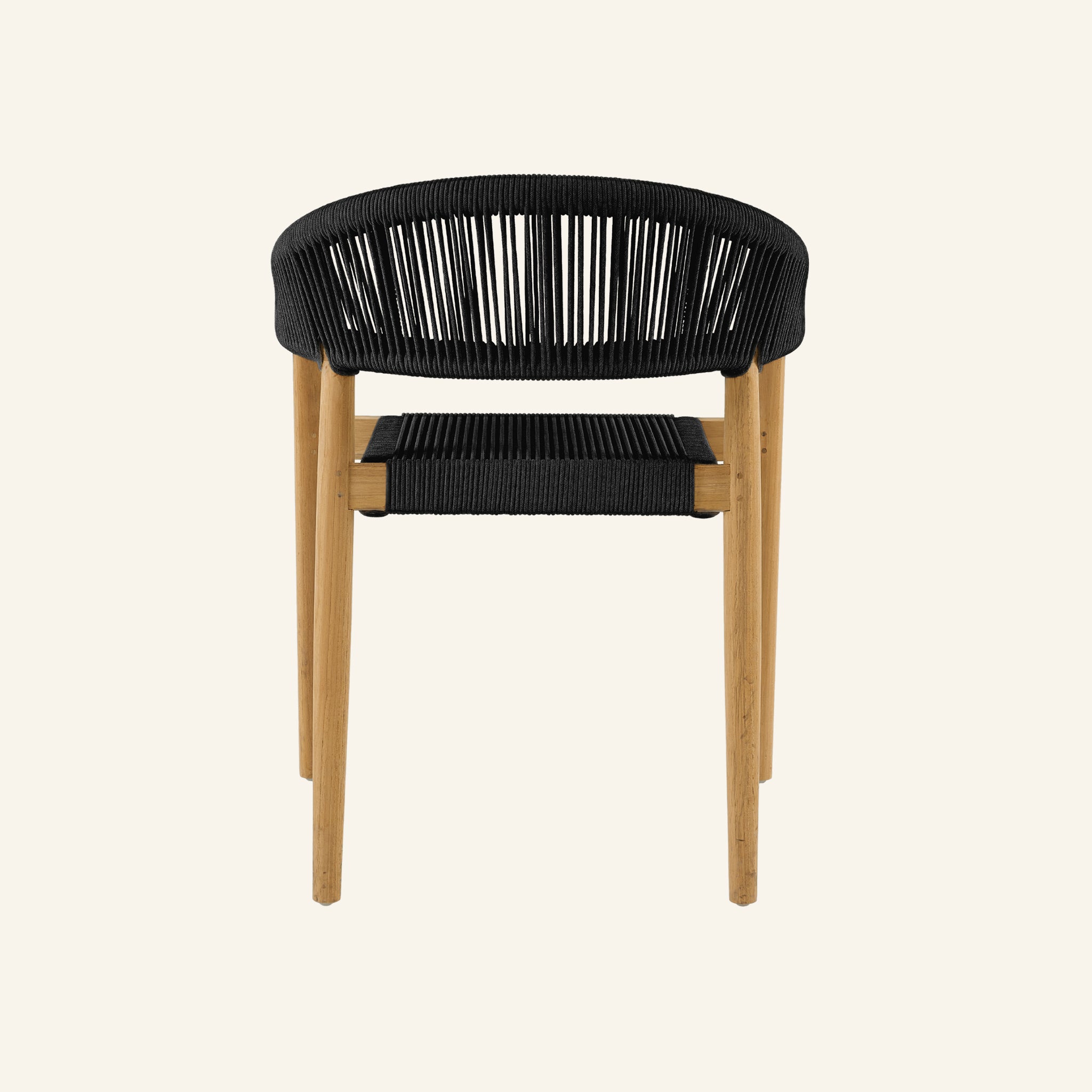 Klint Rope Stacking Armchair | Teak Rope Chair – HiTeak Furniture