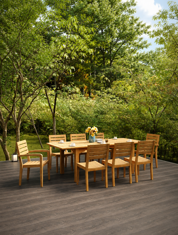 MANORHOUSE 9-PIECE RECTANGULAR DINING SET