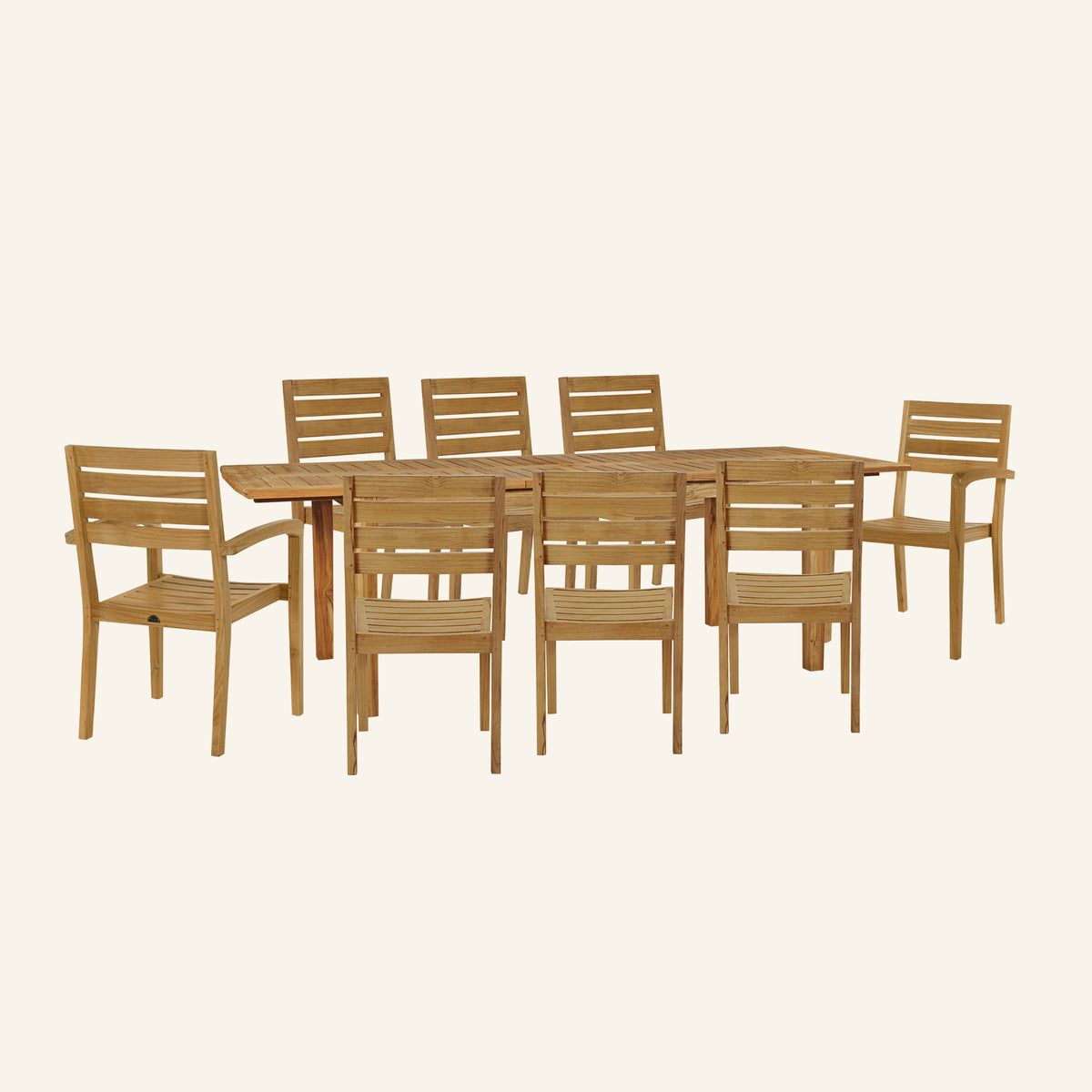 MANORHOUSE 9-PIECE RECTANGULAR DINING SET
