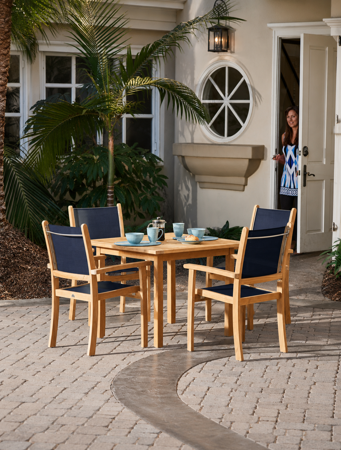 PEARL STACKING ARMCHAIR