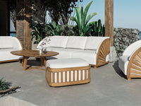 Solis sofa in Canvas in an outdoor lounge setting