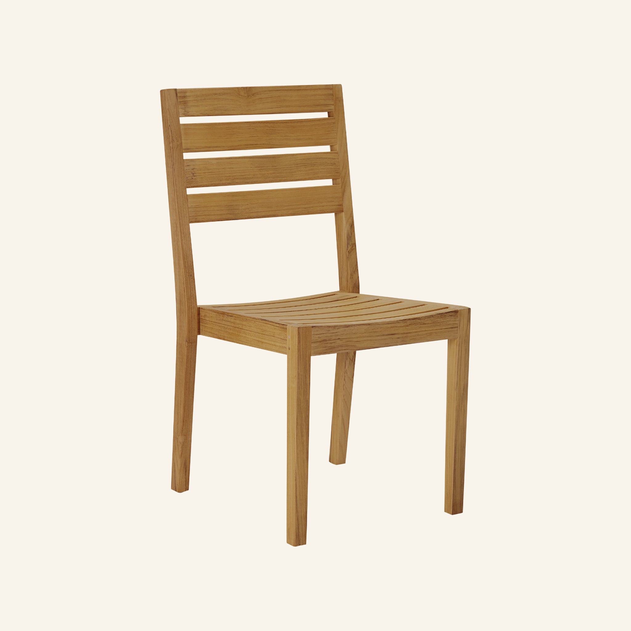 Venice Stacking Side Chair | Teak Dining Chair – HiTeak Furniture